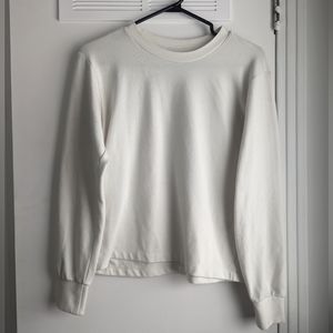 Uniqlo cozy off-white sweater
